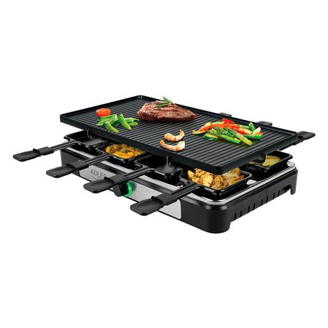 Adler | AD 6616 | Raclette - electric grill | Table | 1400 W | Black/Stainless steel - 12